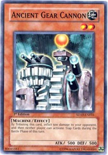 Ancient Gear Cannon (SD10-EN016) [Structure Deck: Machine Re-Volt]