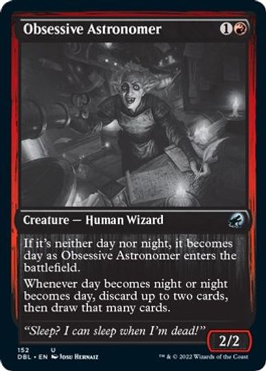 Obsessive Astronomer (152) [Innistrad: Double Feature]