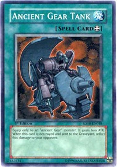 Ancient Gear Tank (SD10-EN018) [Structure Deck: Machine Re-Volt]