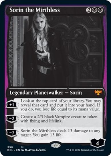 Sorin the Mirthless (398) [Innistrad: Double Feature]