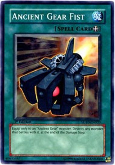 Ancient Gear Fist (SD10-EN020) [Structure Deck: Machine Re-Volt]