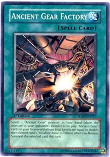 Ancient Gear Factory (SD10-EN021) [Structure Deck: Machine Re-Volt]