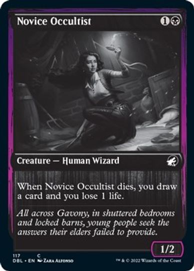 Novice Occultist (117) [Innistrad: Double Feature]