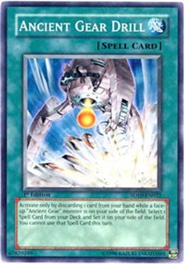 Ancient Gear Drill (SD10-EN022) [Structure Deck: Machine Re-Volt]
