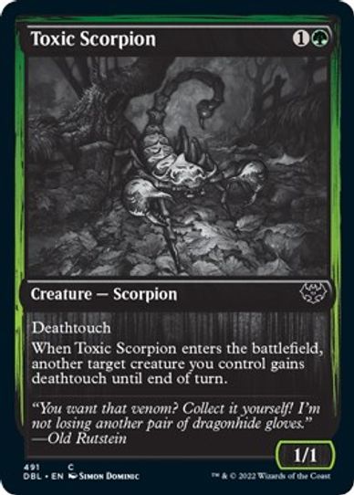 Toxic Scorpion (491) [Innistrad: Double Feature]
