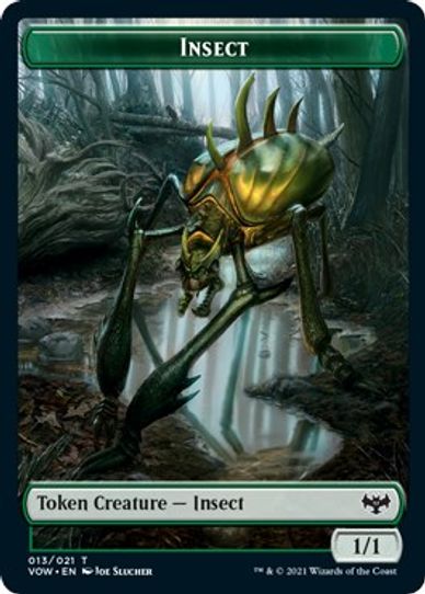 Insect // Boar Double-sided Token [Innistrad: Crimson Vow]