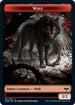 Wolf // Treasure Double-sided Token [Innistrad: Crimson Vow]