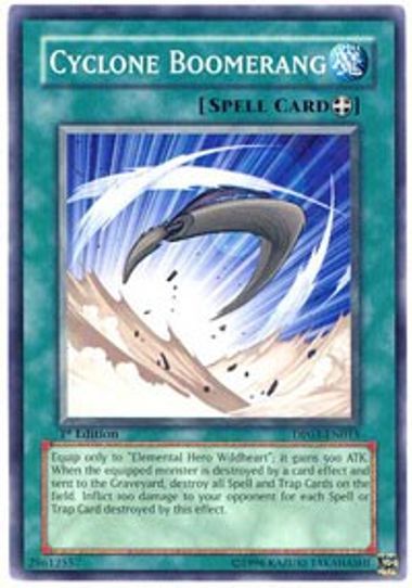 Cyclone Boomerang (DP03-EN015) [Duelist Pack 3: Jaden Yuki 2]