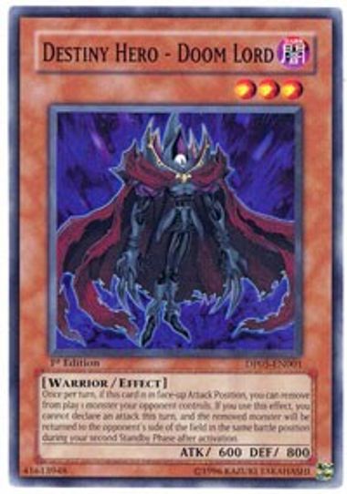 Destiny Hero - Doom Lord (DP05-EN001) [Duelist Pack 5: Aster Phoenix]