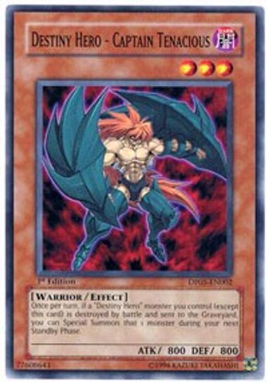 Destiny Hero - Captain Tenacious (DP05-EN002) [Duelist Pack 5: Aster Phoenix]