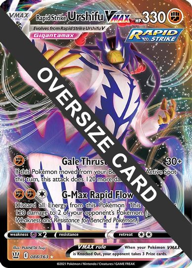 Rapid Strike Urshifu VMAX 088/163 (Battle Styles) (088/163) [First Partner Pack Jumbo Cards]