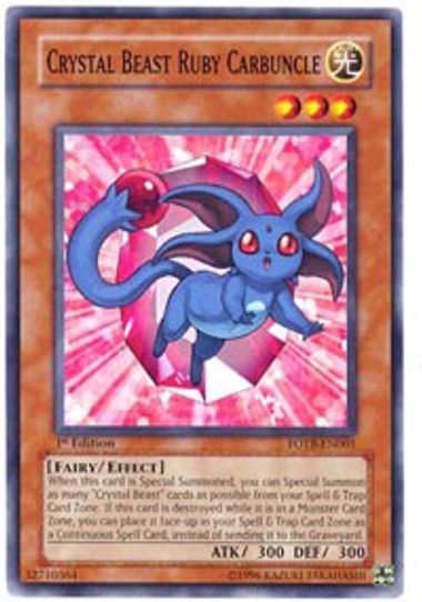 Crystal Beast Ruby Carbuncle (FOTB-EN001) [Force of the Breaker]