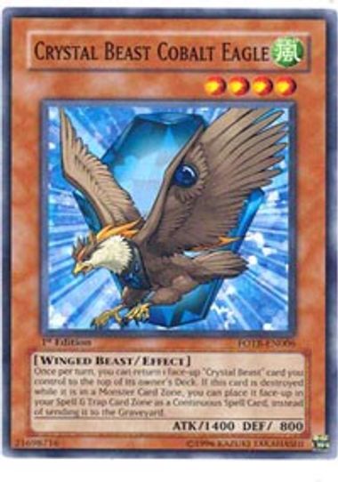 Crystal Beast Cobalt Eagle (FOTB-EN006) [Force of the Breaker]