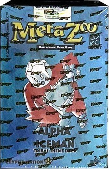 Cryptid Nation: Tribal Theme Deck Second Edition - Alpha Iceman (Frost) [Cryptid Nation: Second Edition Tribal Theme Decks]