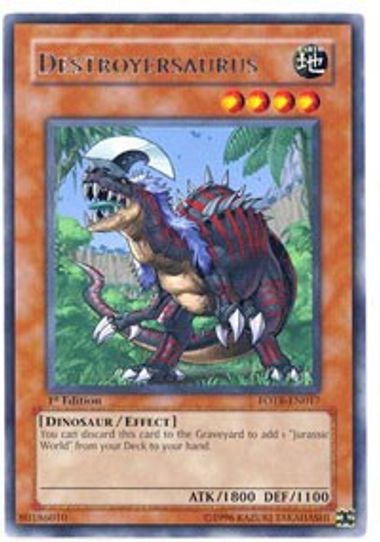 Destroyersaurus (FOTB-EN017) [Force of the Breaker]