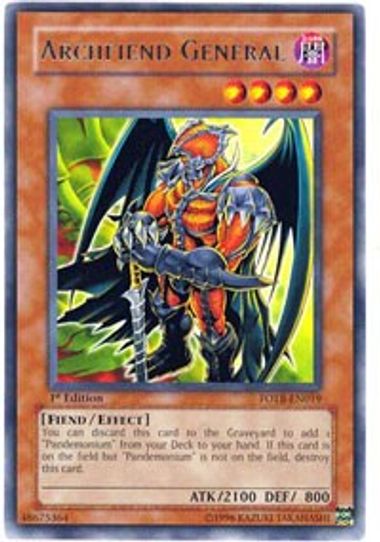 Archfiend General (FOTB-EN019) [Force of the Breaker]