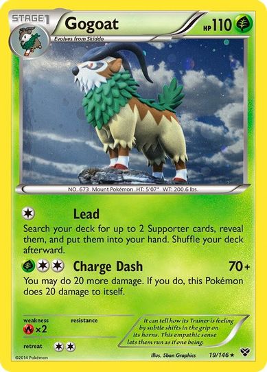 Gogoat (Cosmos Holo) (19) [Blister Exclusives]