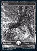 Forest (Moonlit Land) (Foil Etched) (412) [WPN & Gateway Promos]