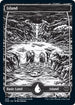 Island (Moonlit Land) (Foil Etched) (409) [WPN & Gateway Promos]
