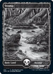 Swamp (Moonlit Land) (Foil Etched) (410) [WPN & Gateway Promos]