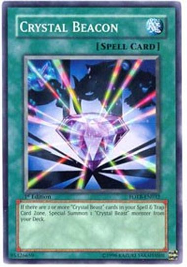 Crystal Beacon (FOTB-EN032) [Force of the Breaker]