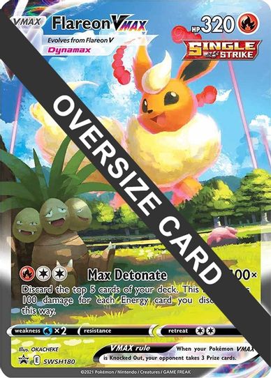 Flareon VMAX SWSH180 (SWSH180) [First Partner Pack Jumbo Cards]