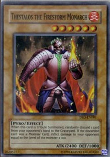 Thestalos the Firestorm Monarch (DR3-EN081) [Dark Revelation Volume 3]