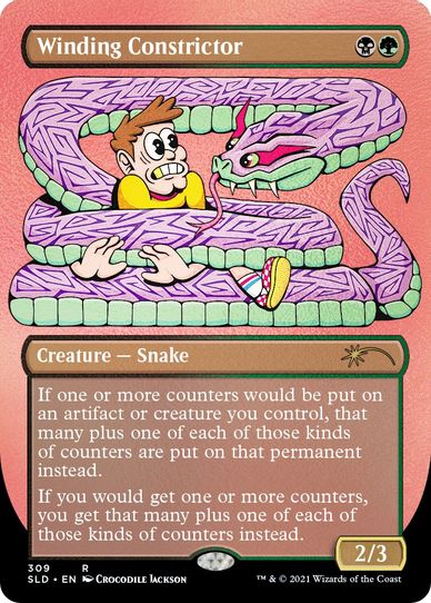 Winding Constrictor (Foil Etched) (309) [Secret Lair Drop Series]