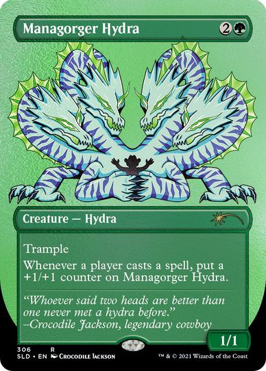 Managorger Hydra (Foil Etched) (306) [Secret Lair Drop Series]