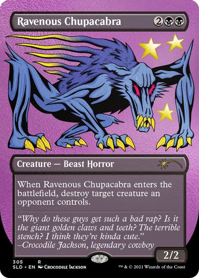 Ravenous Chupacabra (Foil Etched) (305) [Secret Lair Drop Series]
