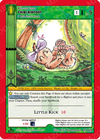Chibi Bigfoot (2/165) [Wilderness: First Edition]