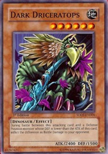 Dark Driceratops (SD09-EN006) [Structure Deck: Dinosaur's Rage]