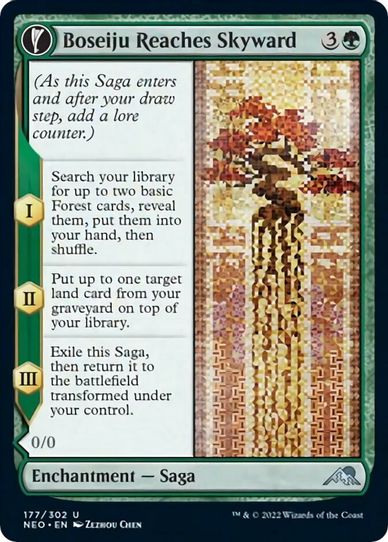 Boseiju Reaches Skyward (177) [Kamigawa: Neon Dynasty]