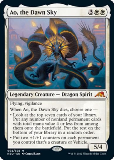 Ao, the Dawn Sky (2) [Kamigawa: Neon Dynasty]