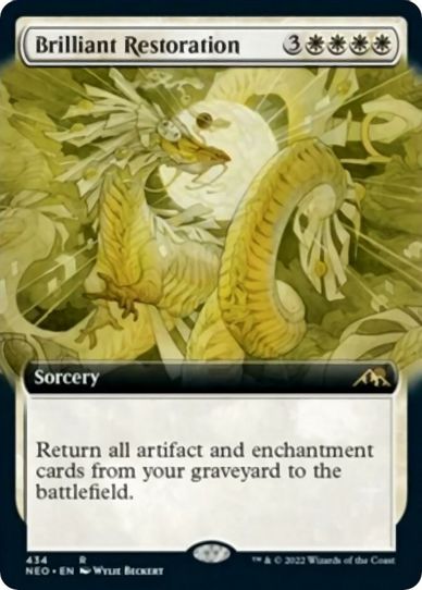 Brilliant Restoration (Extended Art) (434) [Kamigawa: Neon Dynasty]