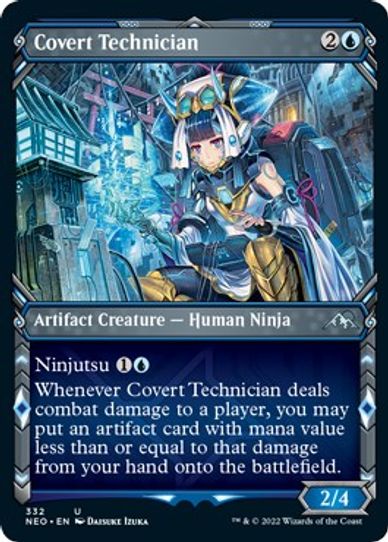 Covert Technician (Showcase) (332) [Kamigawa: Neon Dynasty]