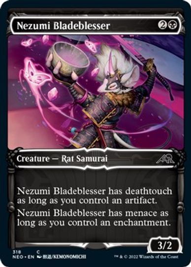 Nezumi Bladeblesser (Showcase) (318) [Kamigawa: Neon Dynasty]