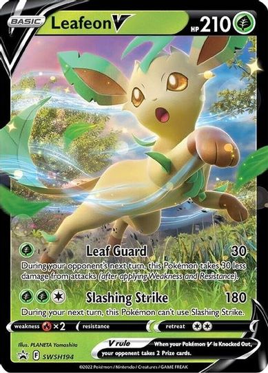 Leafeon V SWSH194 (SWSH194) [SWSH: Sword & Shield Promo Cards]
