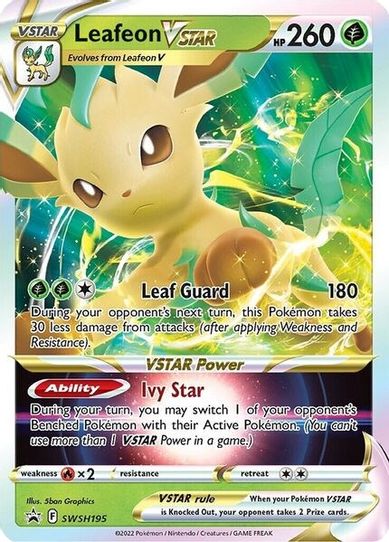 Leafeon VSTAR SWSH195 (SWSH195) [SWSH: Sword & Shield Promo Cards]