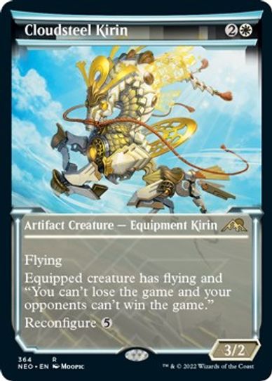 Cloudsteel Kirin (Showcase) (364) [Kamigawa: Neon Dynasty]