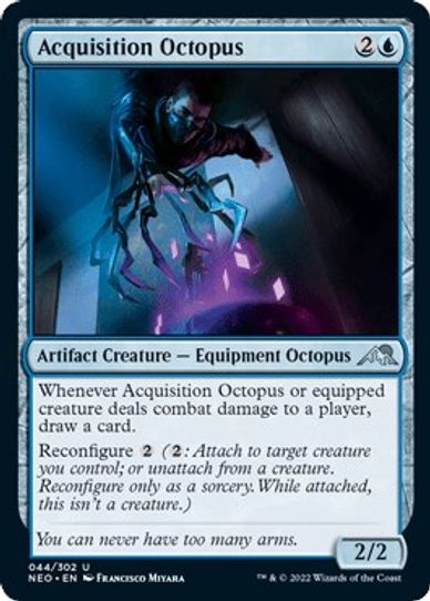 Acquisition Octopus (44) [Kamigawa: Neon Dynasty]
