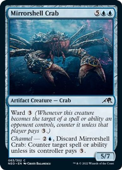 Mirrorshell Crab (63) [Kamigawa: Neon Dynasty]