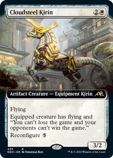 Cloudsteel Kirin (Extended Art) (435) [Kamigawa: Neon Dynasty]