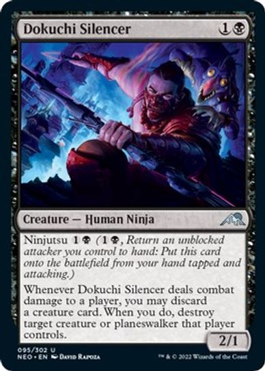 Dokuchi Silencer (95) [Kamigawa: Neon Dynasty]