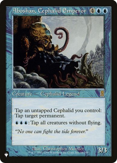 Aboshan, Cephalid Emperor (58) [The List]
