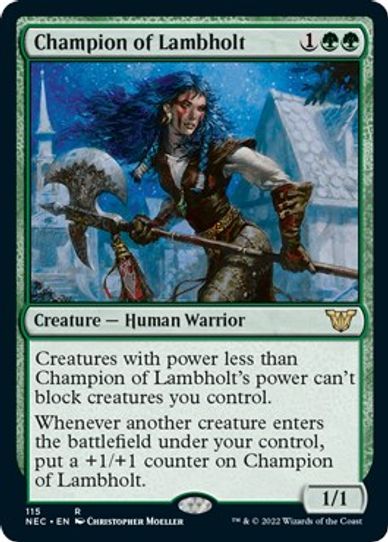 Champion of Lambholt (115) [Commander: Kamigawa: Neon Dynasty]