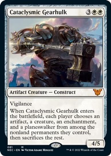Cataclysmic Gearhulk (81) [Commander: Kamigawa: Neon Dynasty]