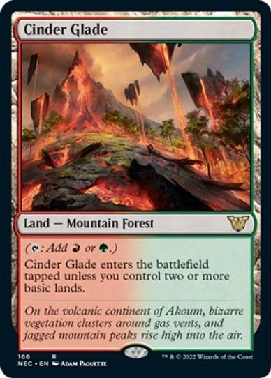 Cinder Glade (166) [Commander: Kamigawa: Neon Dynasty]