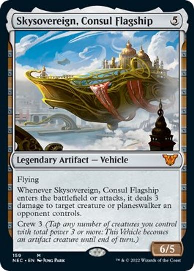 Skysovereign, Consul Flagship (159) [Commander: Kamigawa: Neon Dynasty]