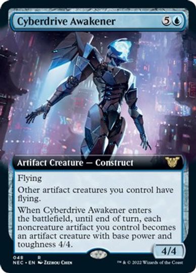 Cyberdrive Awakener (Extended Art) (48) [Commander: Kamigawa: Neon Dynasty]